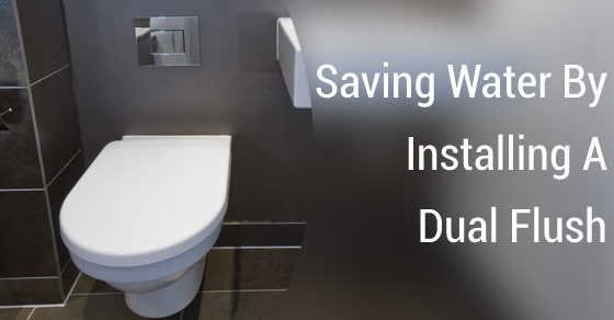 Saving Water By Installing A Dual Flush